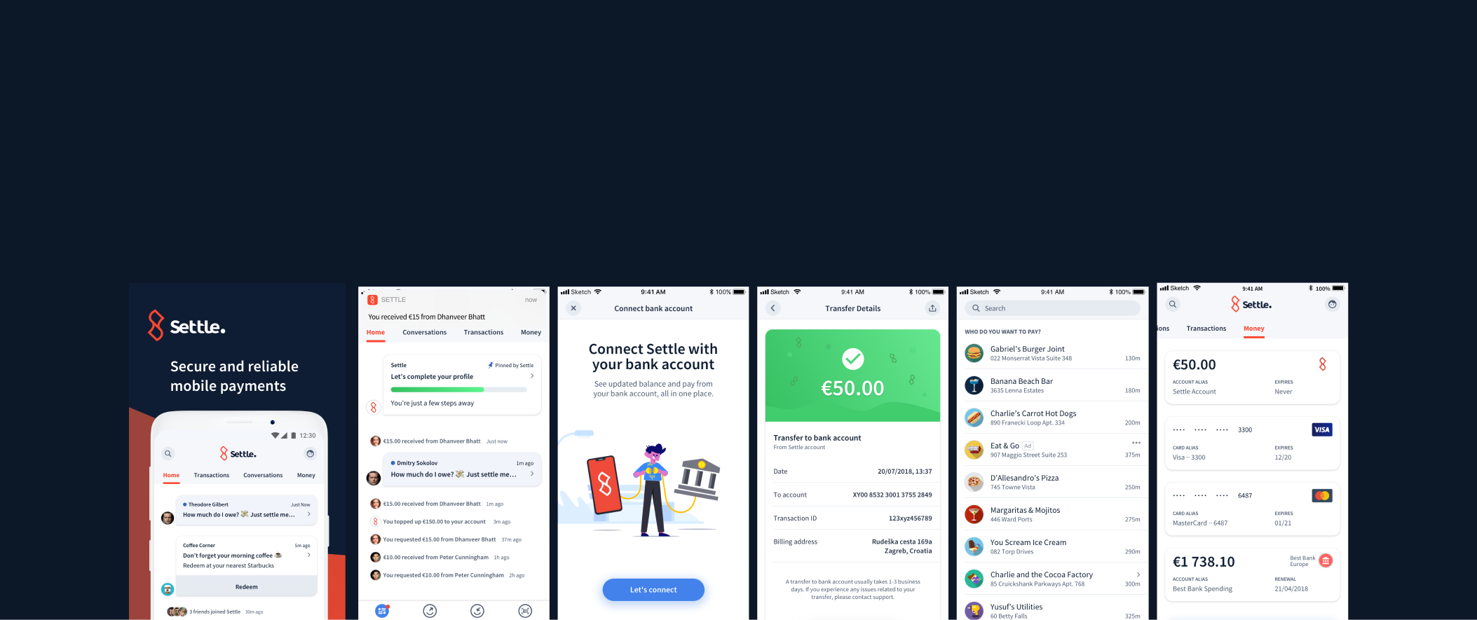 Settle Payment Platform Interface